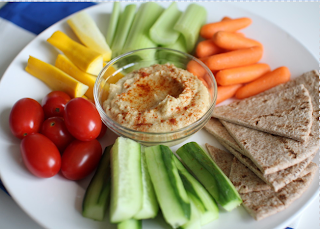 hummus-veggies