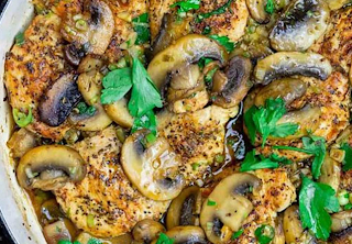 mushroom-sauteed-chicken